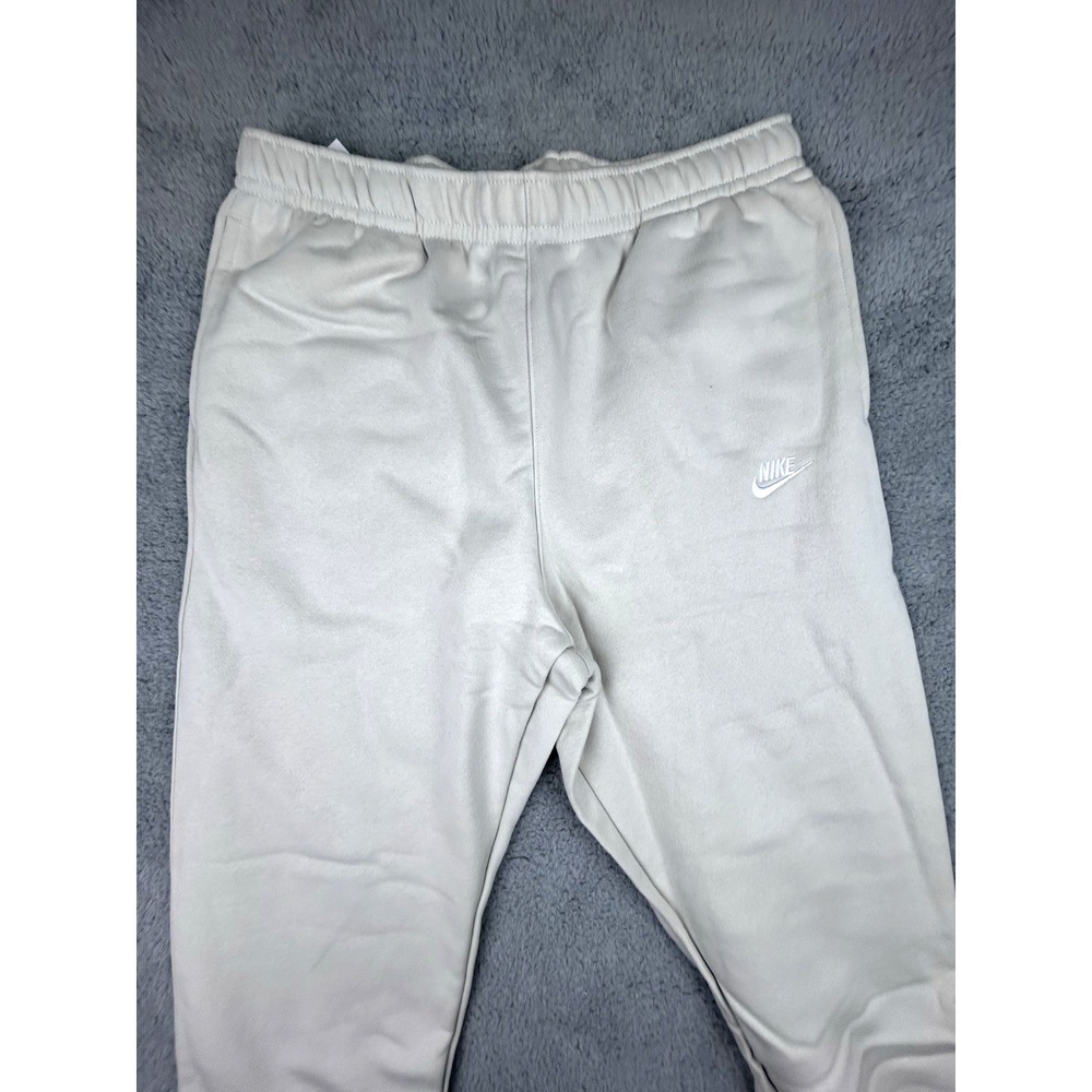 NEW Nike Mens Club Fleece Jogger Pants Light Bone SIZE XXL Tall BV2671-072 - Picture 6 of 8